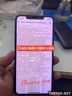 Log panic: cảm biến
