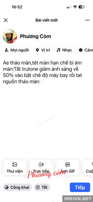 Log panic: Lắp màn.tháo màn ko bị ám