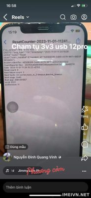 Log panic: chạm tụ 3v3 usb