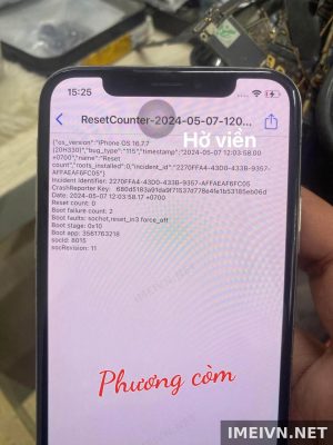 Log panic: hở viền