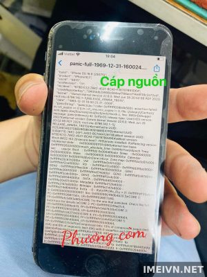 Log panic: cáp nguồn