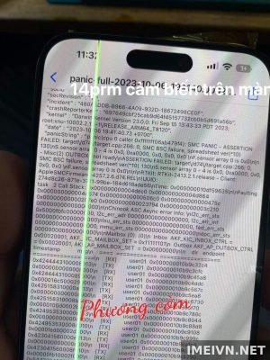 Log panic: 14prm cảm biến